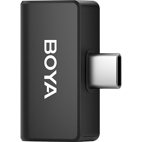 BOYA OMIC-U 2-Person Wireless Microphone System with USB-C Connector for Mobile Devices (Black)