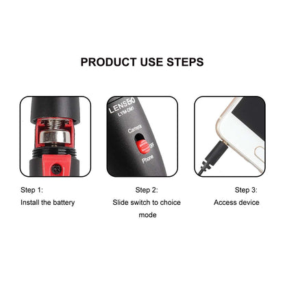 LENSGO DM1 Lavalier Microphone and Dual Microphone