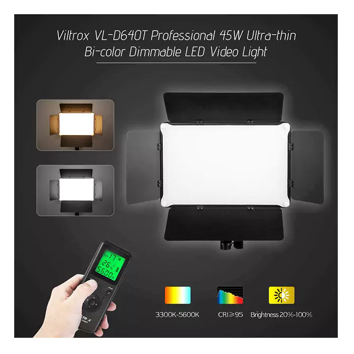 Viltrox VL-D640T Bi-Color LED Light Panel {45W}