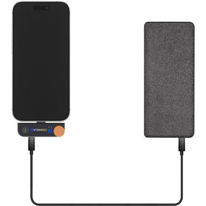 Comica Audio Vimo S MI 2-Person Wireless Microphone System with Lightning Connector for iOS Devices (White, 2.4 GHz)