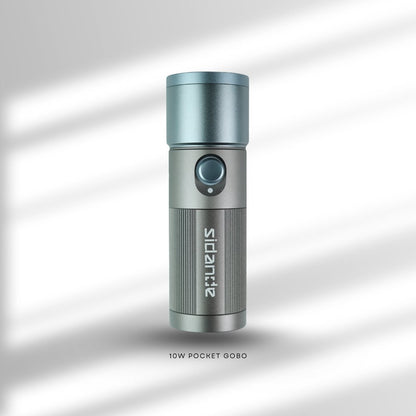 Sidande 10W Videography Flashlight Combo with Projection Kit – 8400mAh Battery