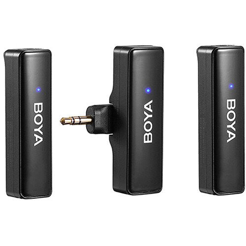 BOYA BOYALINK 2-2-Person All-in-One Wireless Microphone System with Interchangeable Connectors (2.4 GHz)