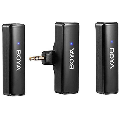 BOYA BOYALINK 2-2-Person All-in-One Wireless Microphone System with Interchangeable Connectors (2.4 GHz)