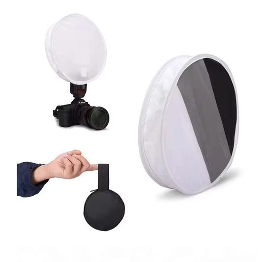 FX Studio 2-in-1 Softbox with Grid – 30cm Portable Professional Lighting Modifier