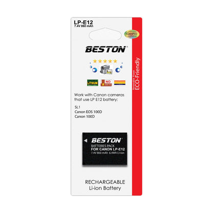 BESTON LP-E12 Battery for Canon
