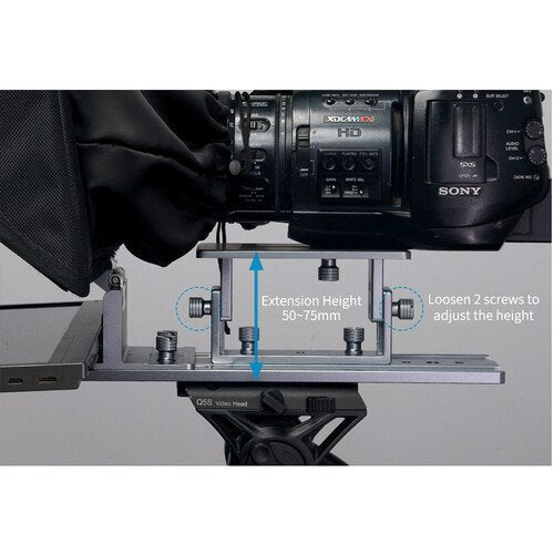 FeelWorld TP16 Folding Teleprompter with Remote Control for Tablets