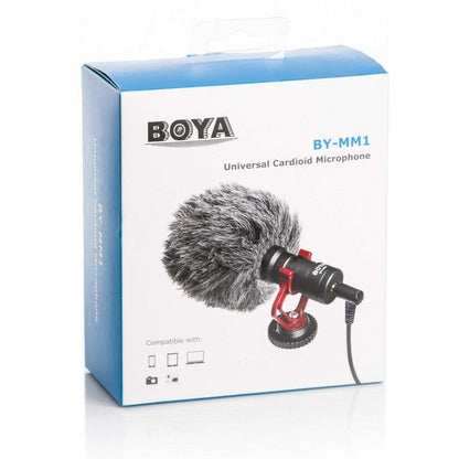 BOYA BY-MM1+ Mini Cardioid Condenser Microphone