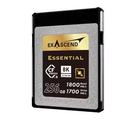 Exascend 256GB Essential Series CFexpress Type B Memory Card 256GB/1800S