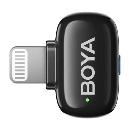 BOYA Mini-12 Tiny Wireless Microphone System Combo Edition (2.4 GHz, Black)