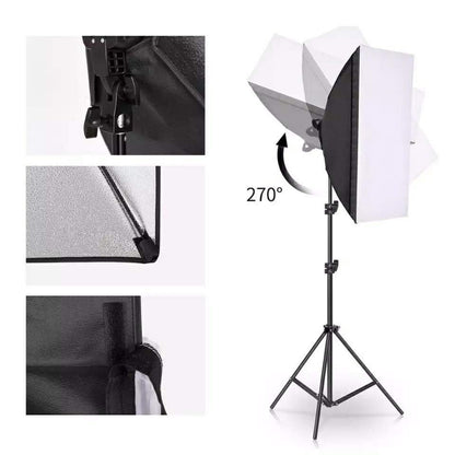 General Kit2pc With Soft Box Led 2x100w