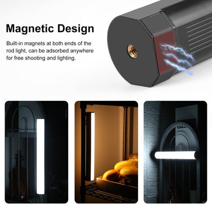 PULUZ 30cm Photo Handheld Full Color RGB Stick Light Magnetic LED Fill Light