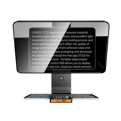 LENSGO TC12 Portable Teleprompter 12.9″LENSGO TC12 Portable Teleprompter 12.9″