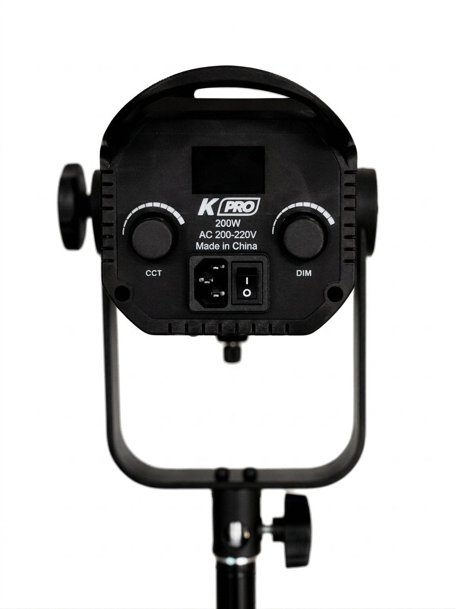 KPro 200W Bi-Color LED Video Light Head – Professional Studio Lighting