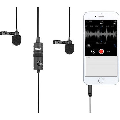 BOYA BY-M1DM Dual Omnidirectional Lavalier Microphone