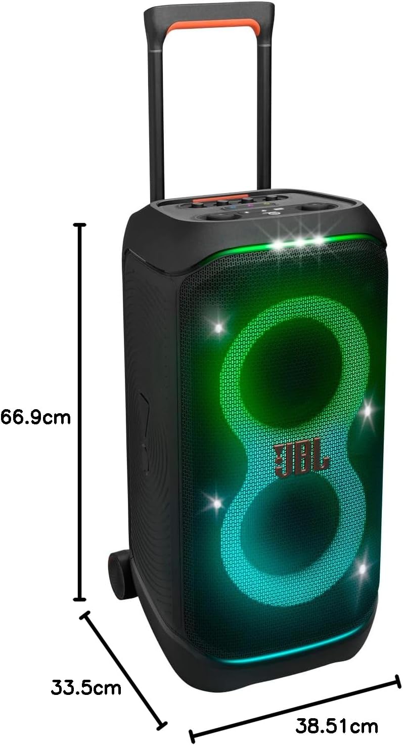 JBL PartyBox Stage 320 – Powerful JBL Pro Sound, Futuristic Lightshow, 18H Playtime