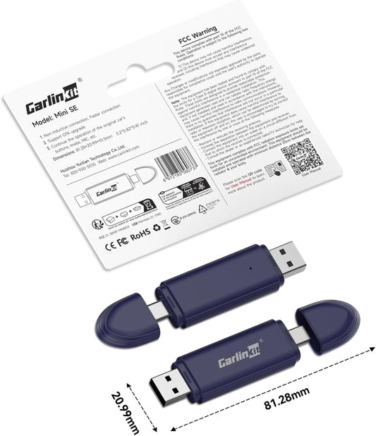 Carlinkit Mini SE Pro Wireless CarPlay Adapter