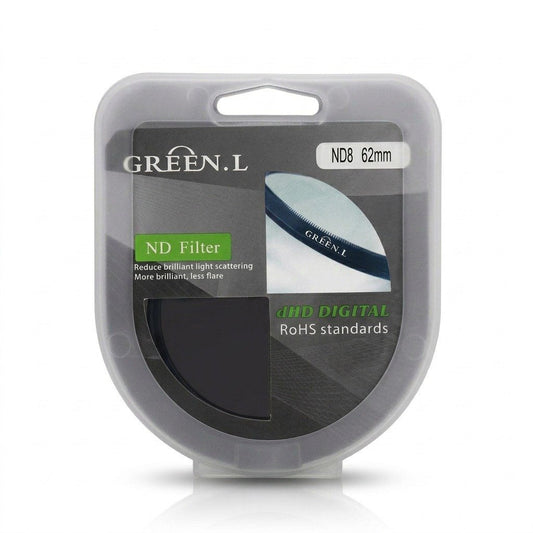 Green.L ND8 62mm – Neutral Density Filter