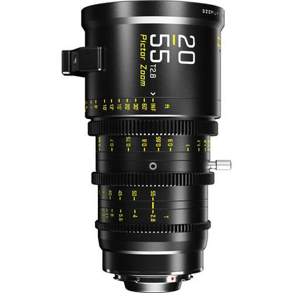 DZOFilm Pictor 20-55mm and 50-125mm T2.8 Super35 Zoom Lens Bundle (PL Mount and EF Mount, Black)