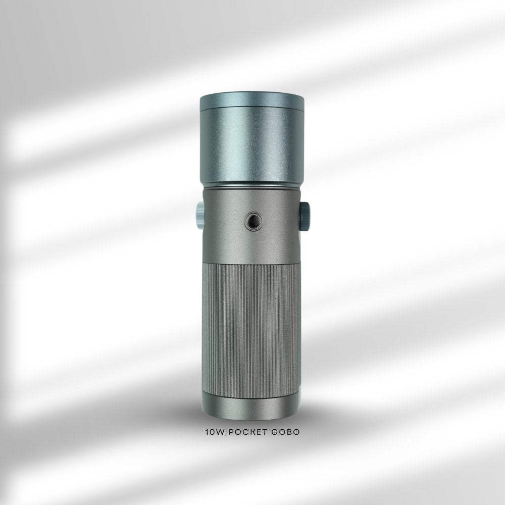 Sidande 10W Videography Flashlight Combo with Projection Kit – 8400mAh Battery