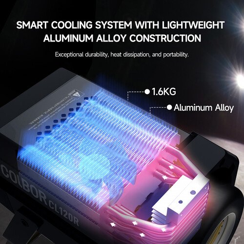 COLBOR CL120R Lite 120W RGB COB LED Video Light