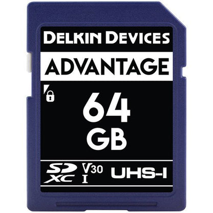 Delkin Devices 64GB ADVANTAGE UHS-I SDXC Memory Card