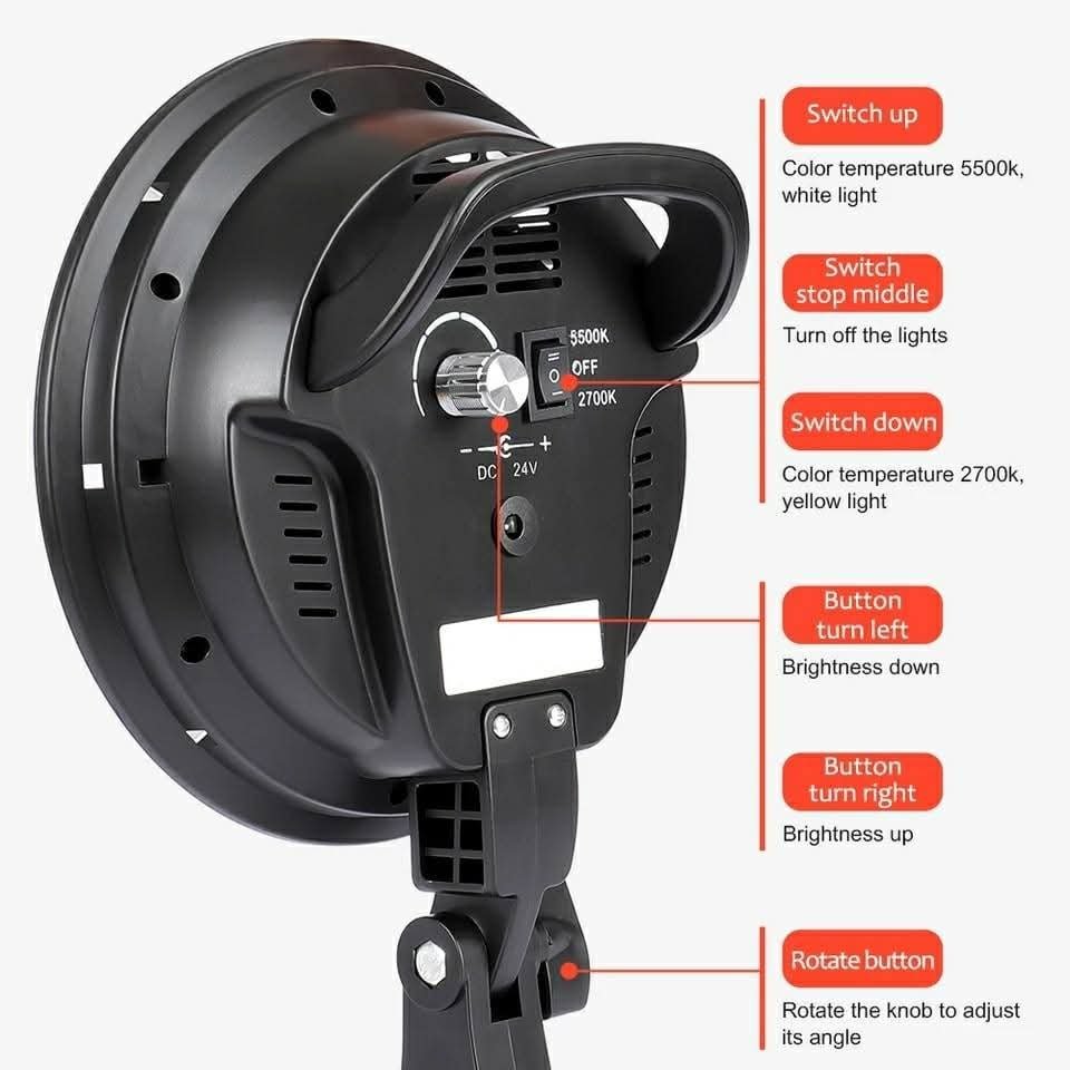 General Kit2pc With Soft Box Led 2x100w