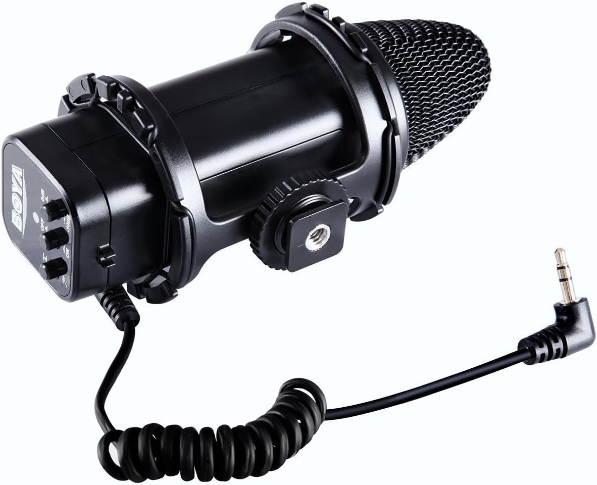 Boya BY-V02 Stereo Microphone for Camera
