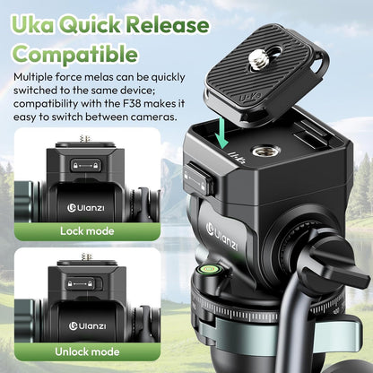 ULANZI JJ06 GlideGo Carbon Fiber Video Tripod