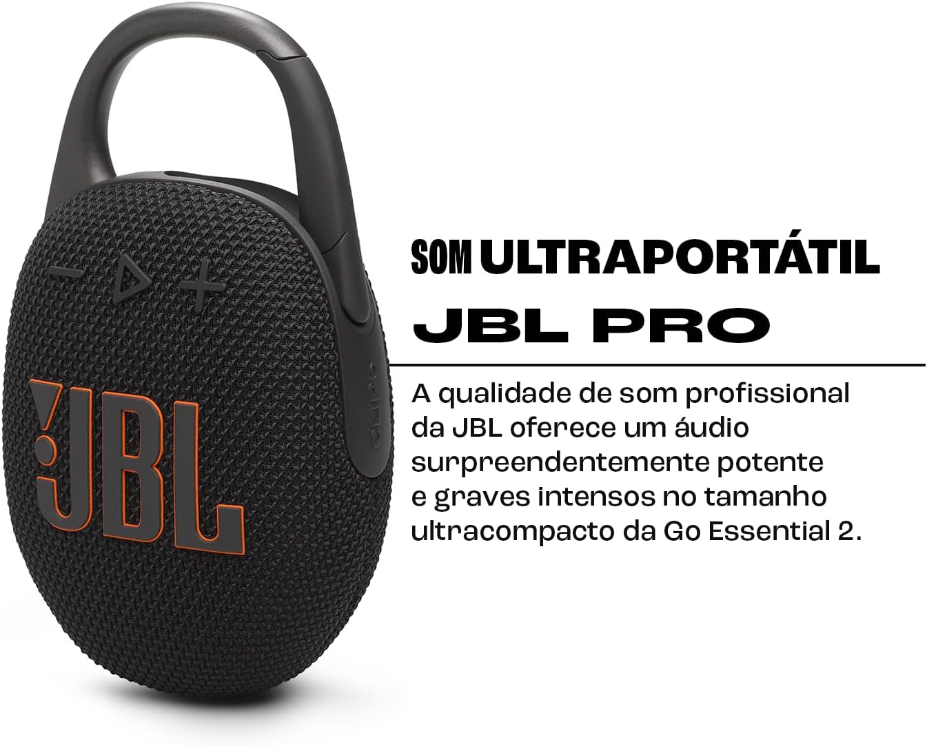 JBL Clip 5 Waterproof Bluetooth Speaker – Ultra-Portable, 12H Playtime
