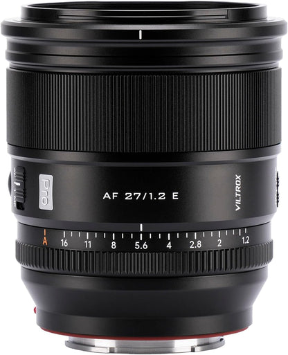 Viltrox 27mm f1.2 Pro for Sony E mount,