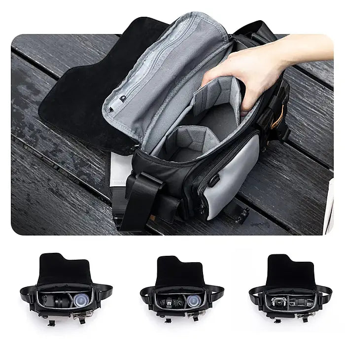 Ulanzi MS12 Messenger Bag of 5.6L Capacity Black