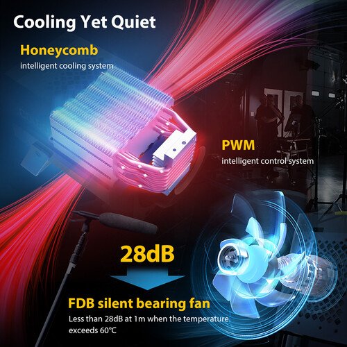 COLBOR 220W Bi-Color COB LED Video Light