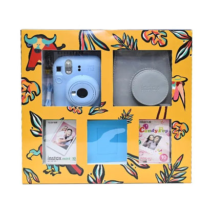 FUJIFILM Instax Mini 12 Gift Box Flaura & Fauna – Pastel Blue
