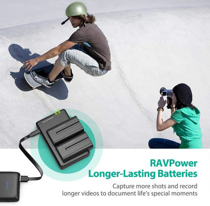 RavPower RP-BC006 NP-F550 Battery Charger For Sony