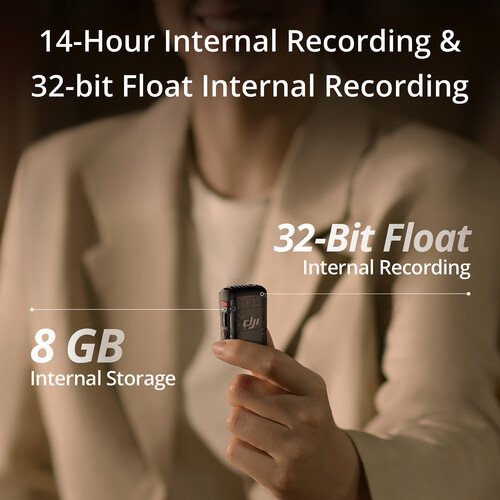 DJI Mic Version 2/2-Person Compact Digital Wireless Microphone System/Recorder for Camera & Smartphone (2.4 GHz)