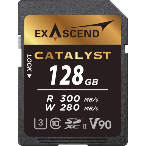 Exascend 128GB Catalyst UHS-II SDXC Memory Card 128GB/S300/V90