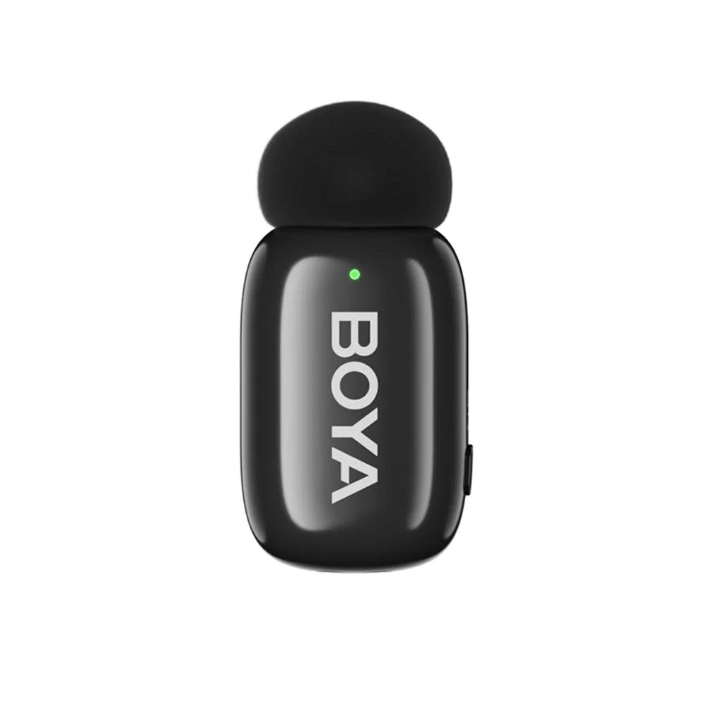 BOYA Mini-16 Tiny Wireless Microphone System With Lightning Connector For iOS Devices (2.4 GHz, Black)