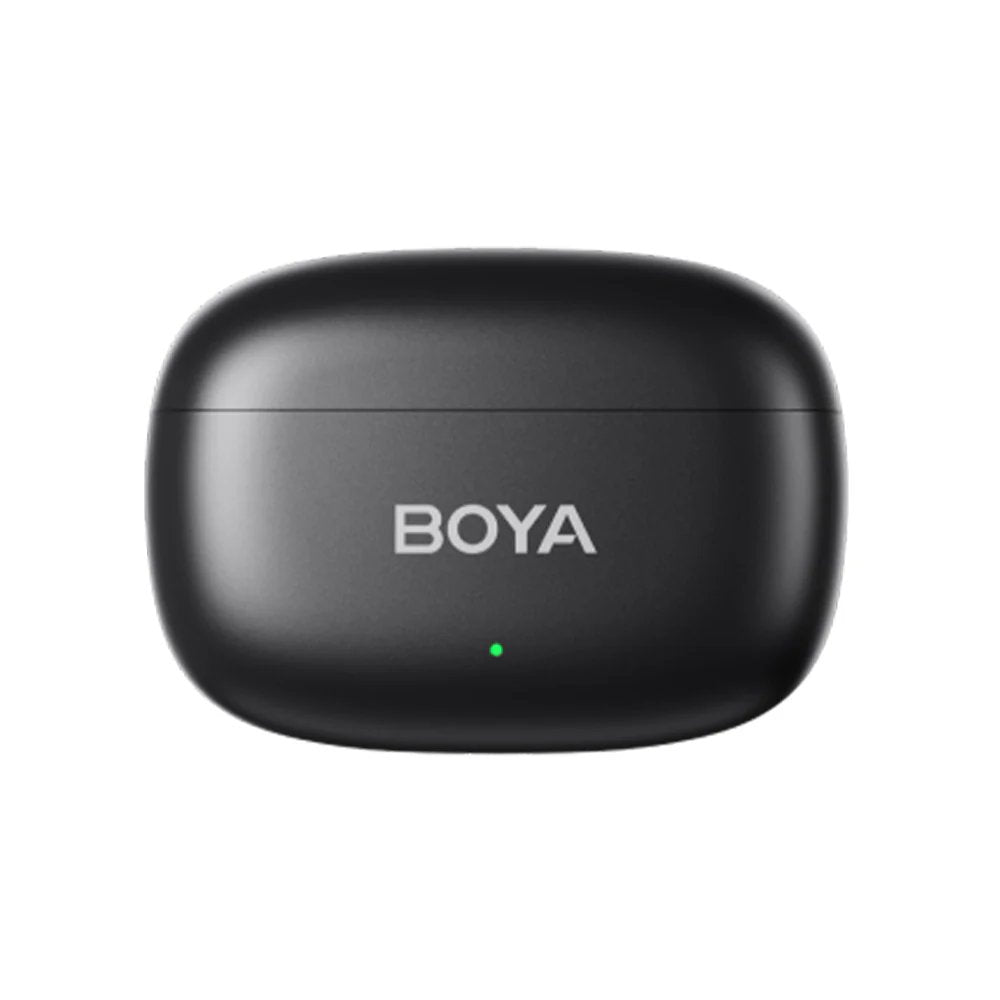 BOYA Mini-15 Tiny Wireless Microphone System 2-Person With Lightning Connector For iOS Devices (2.4 GHz, Black)