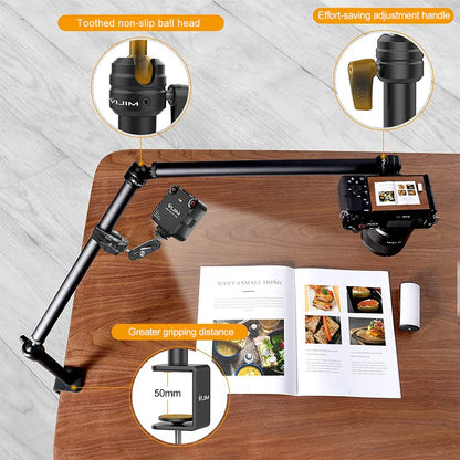 VIJIM LS08 Flexible Overhead Camera Mount Desk Stand