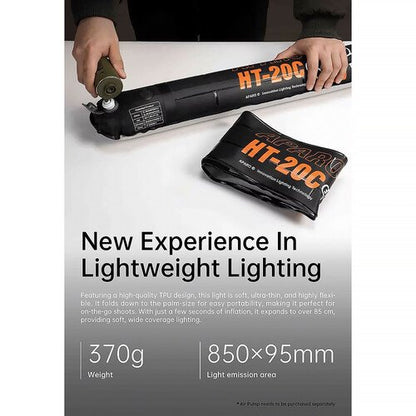 Aparo HT-20C RGBWW Inflatable LED Tube Light with Built-In Battery (33.5″)