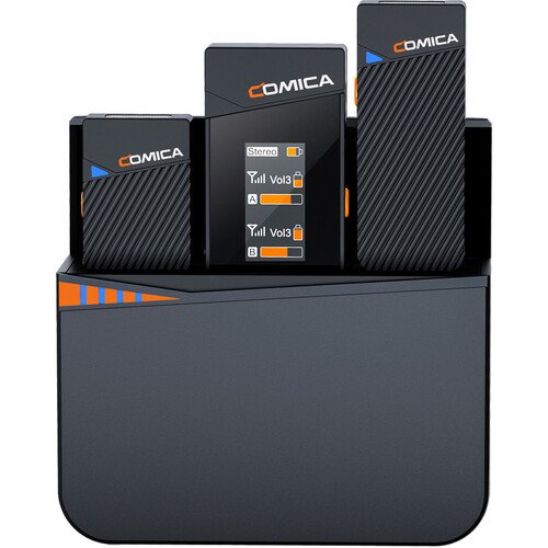 Comica Vimo C 2.4G Dual-Channel Mini Wireless Microphone (Black)