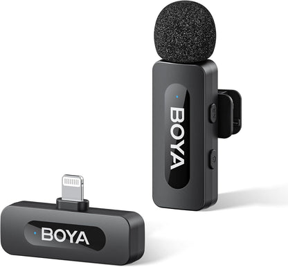 BOYA 2.4G wireless lavalier microphone (1TX+1RX) ,with 100 m distance