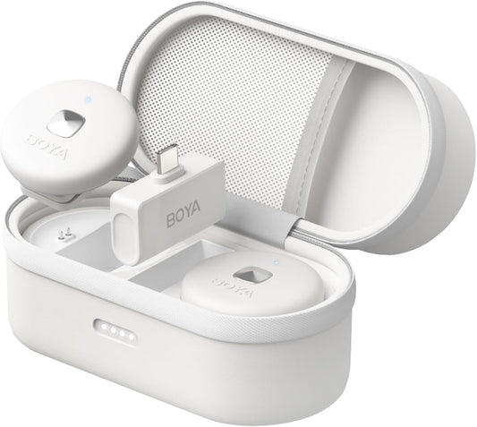 BOYA 2.4G wireless mic kit for IOS + Charging Case ( PY-Mini 15 )