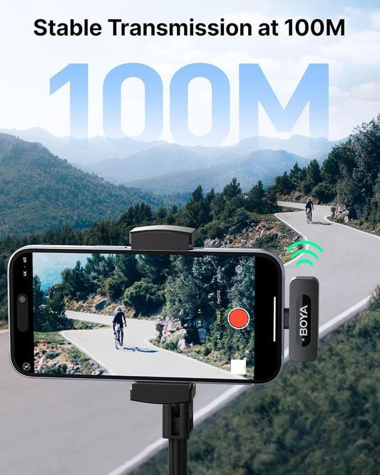 BOYA 2.4G wireless mic kit for TYPE C + Charging Case ( BY-V30 )