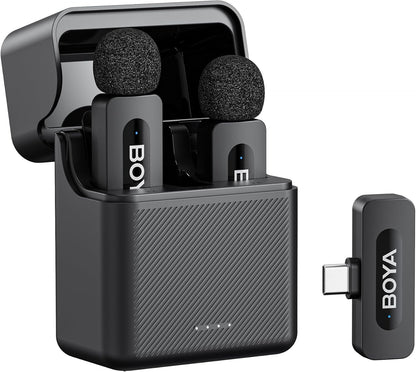 BOYA 2.4G wireless mic kit for TYPE C + Charging Case ( BY-V30 )