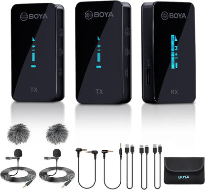 BOYA 2.4G wireless mic kit for TYPE C + Charging Case ( PY-Mini 14 )