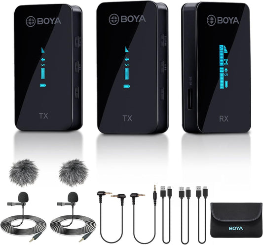 BOYA 2.4G wireless mic kit for TYPE C + Charging Case ( PY-Mini 14 )