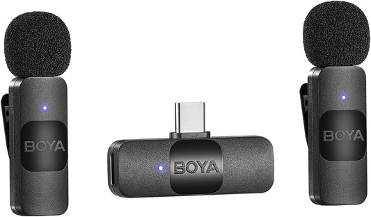 BOYA 2.4G wireless mic kit for TYPE C device ( BY-V20 )