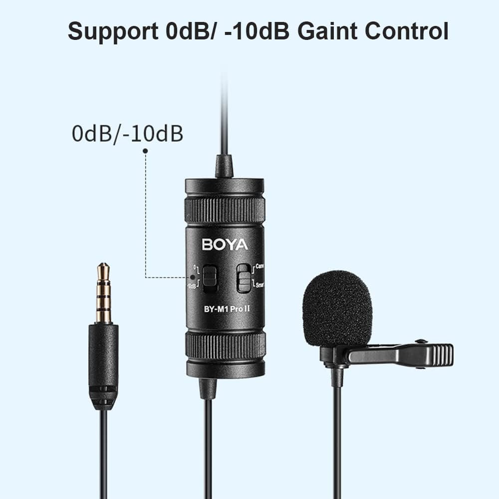 BOYA 3.5mm lapel microphone