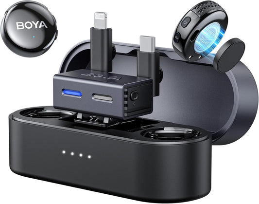 BOYA BOYALINK 3-03 Mic kit 24 Bit 1to2 Type C/ios/3.5mm TRS